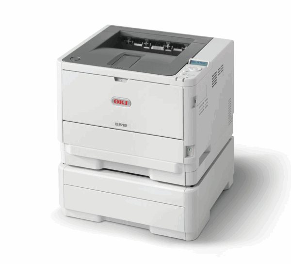 OKI B512dn A4 Mono LED Laser Printer - Image 2
