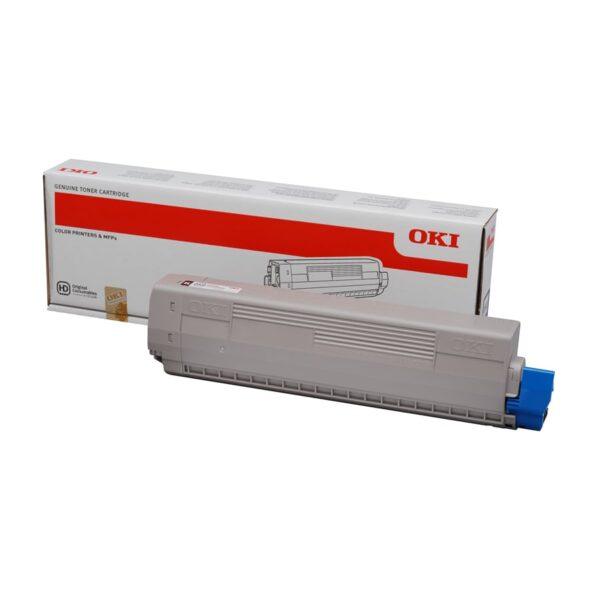 Yellow Toner for OKI C824, C844 printer (5k pages)